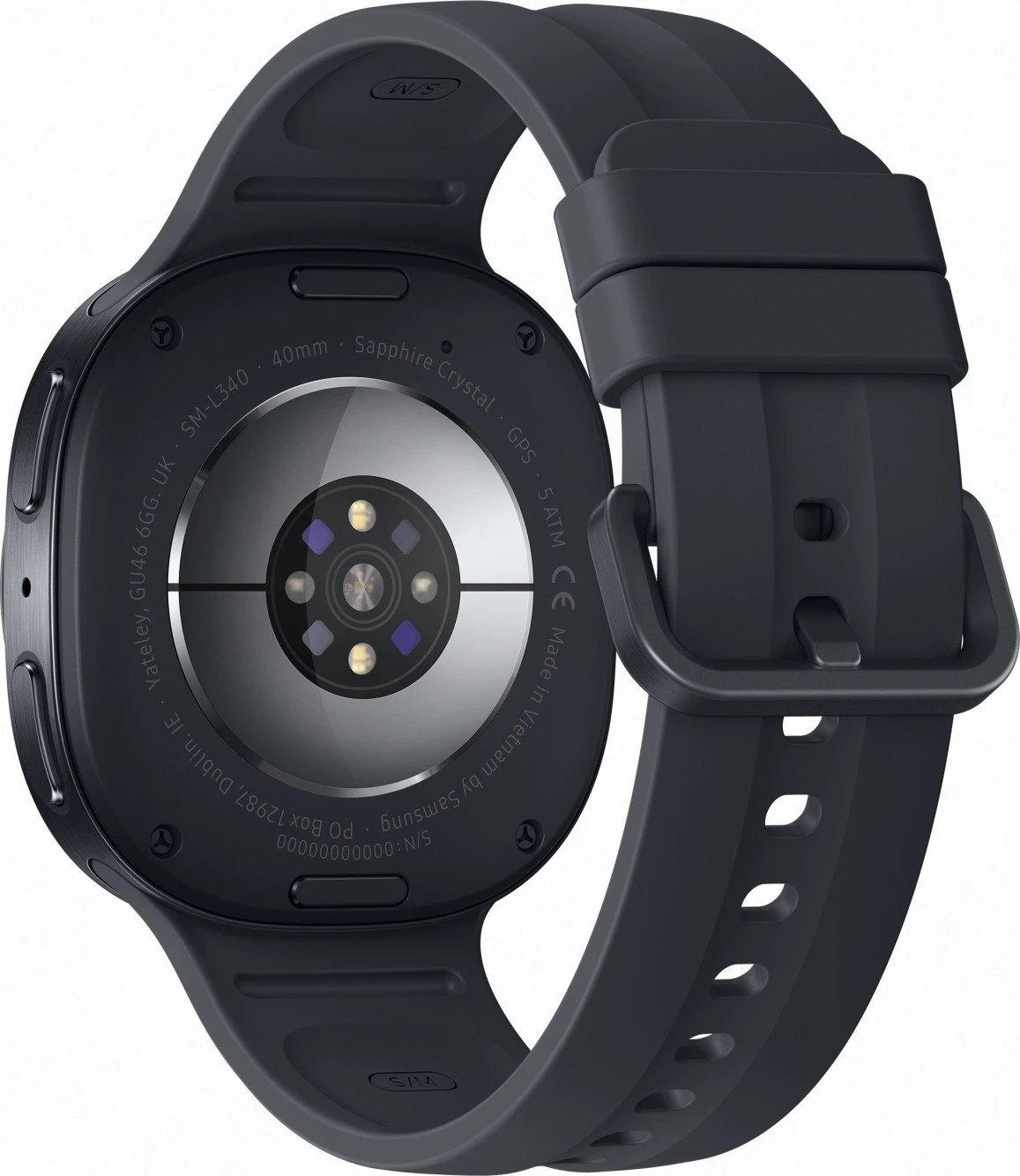 Смарт-годинники Samsung Galaxy Watch9 Graphite Bluetooth 40mm Sport Band Black S/M (SM-L340NZKA)