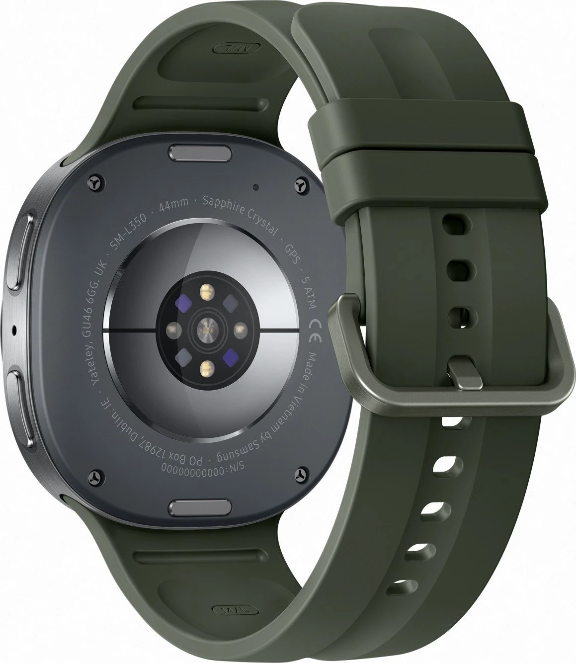 Смарт-годинники Samsung Galaxy Watch9 Silver Bluetooth 44mm Sport Band Olive M/L (SM-L350NZSA)