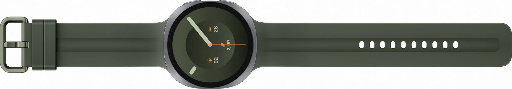 Смарт-годинники Samsung Galaxy Watch9 Silver Bluetooth 44mm Sport Band Olive M/L (SM-L350NZSA)