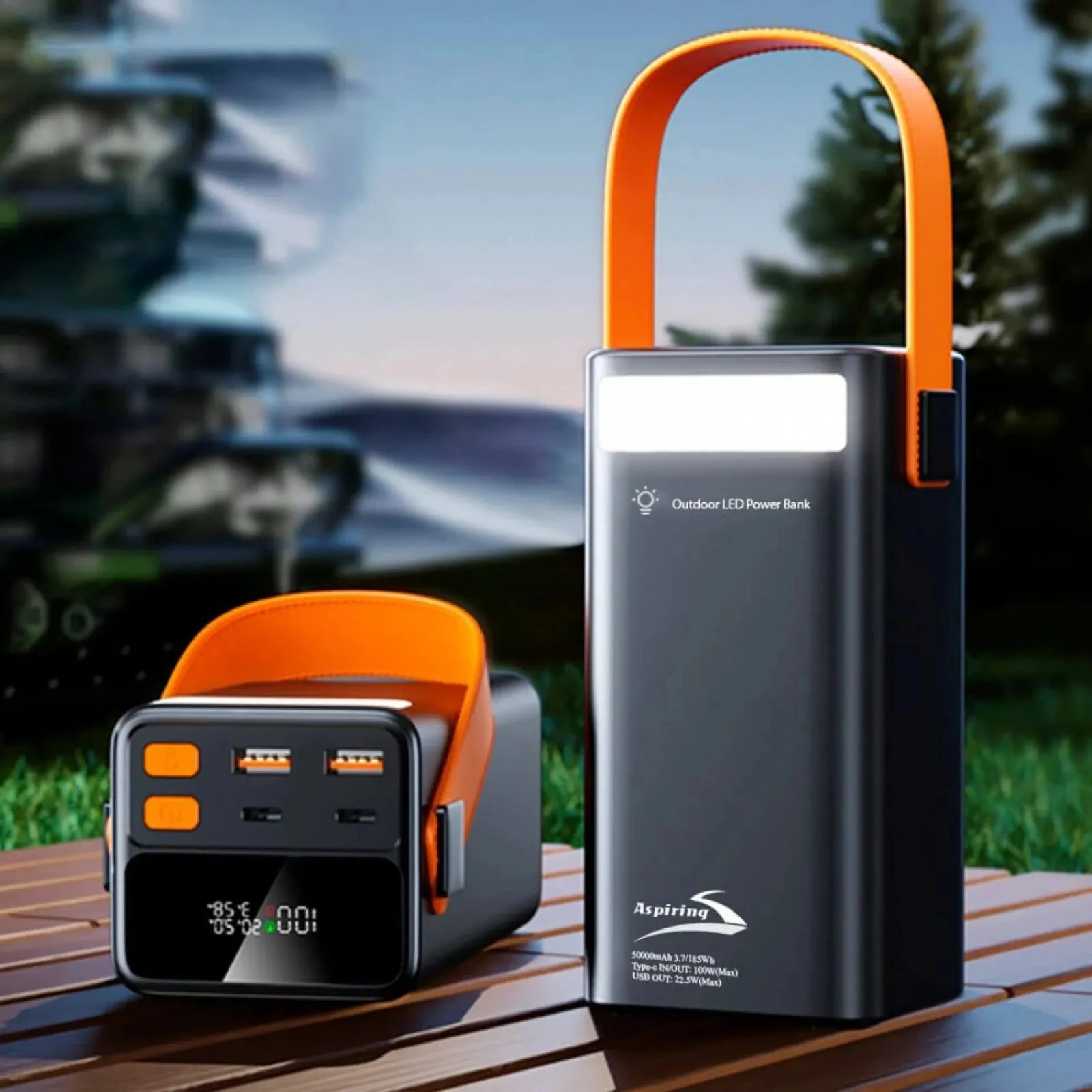 Aspiring Vigor 50 50000mAh PD/100W (VTR-PB-V50) (UA) Ёмкость: 50000 mAh; Назначение: для