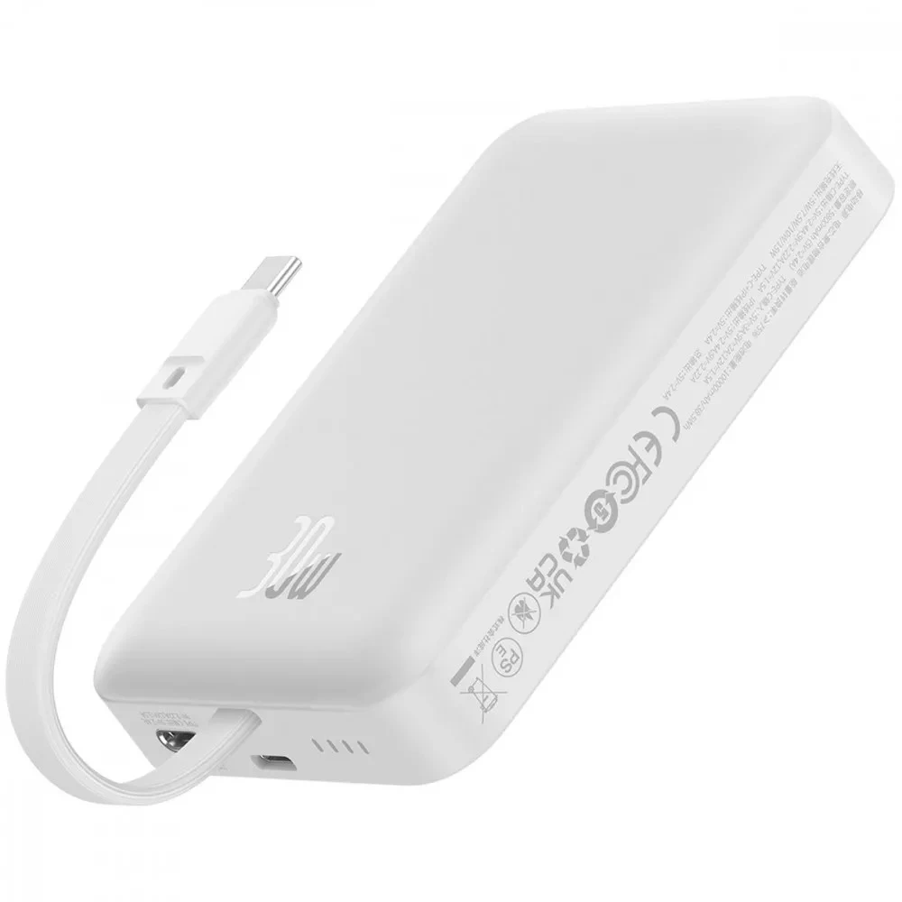 Baseus Magnetic Mini 10000mAh, 30W White (P1002210B223-00) (UA)
