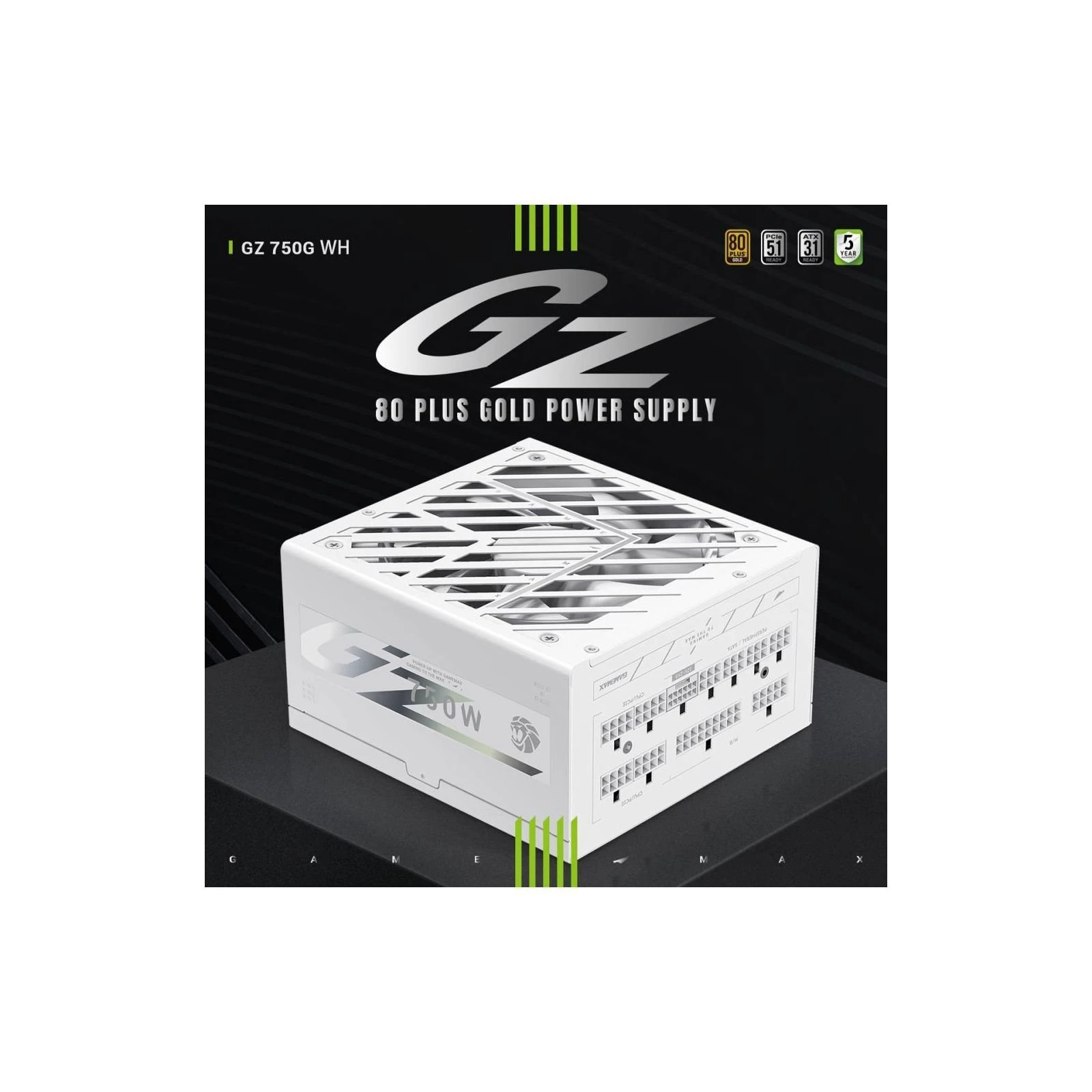 Gamemax 750W (GZ 750G WH) (UA)