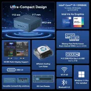 Geekom IT13 2026 Edition Mini PC / i9-13900HK, 16, 1TB, WIN11Pro (GMIT13I913900HK-161-EU) (UA)