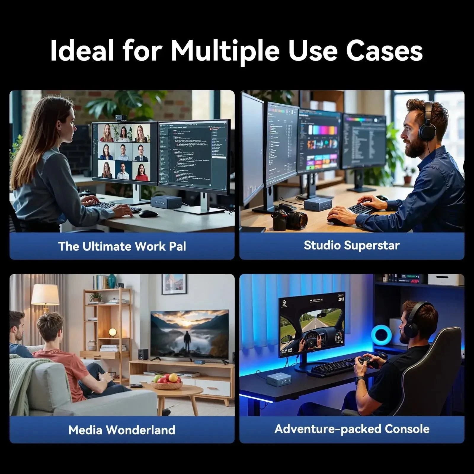 Geekom IT13 2026 Edition Mini PC / i9-13900HK, 16, 1TB, WIN11Pro (GMIT13I913900HK-161-EU) (UA)
