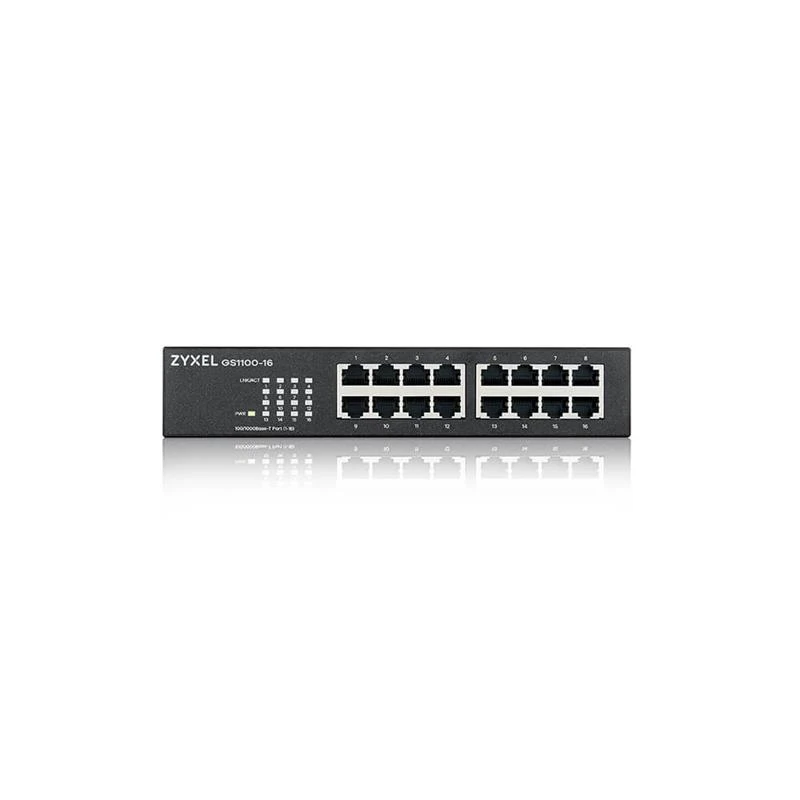 Комутатор ZYXEL GS1100-16 (GS1100-16-EU0104F) (UA)