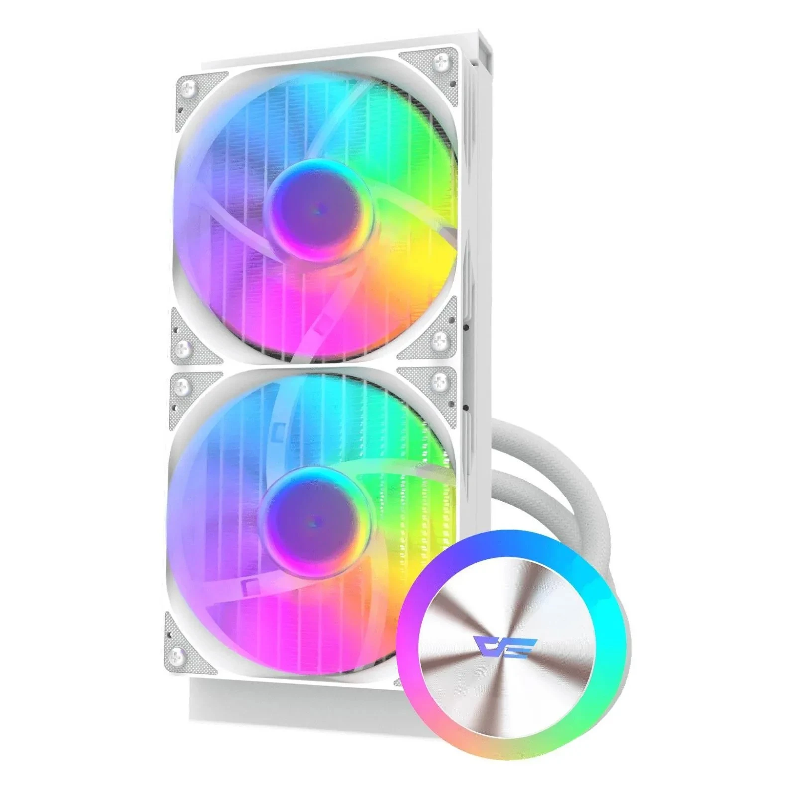 Система рідинного охолодження DARKFLASH DG240 WHITE (UA)