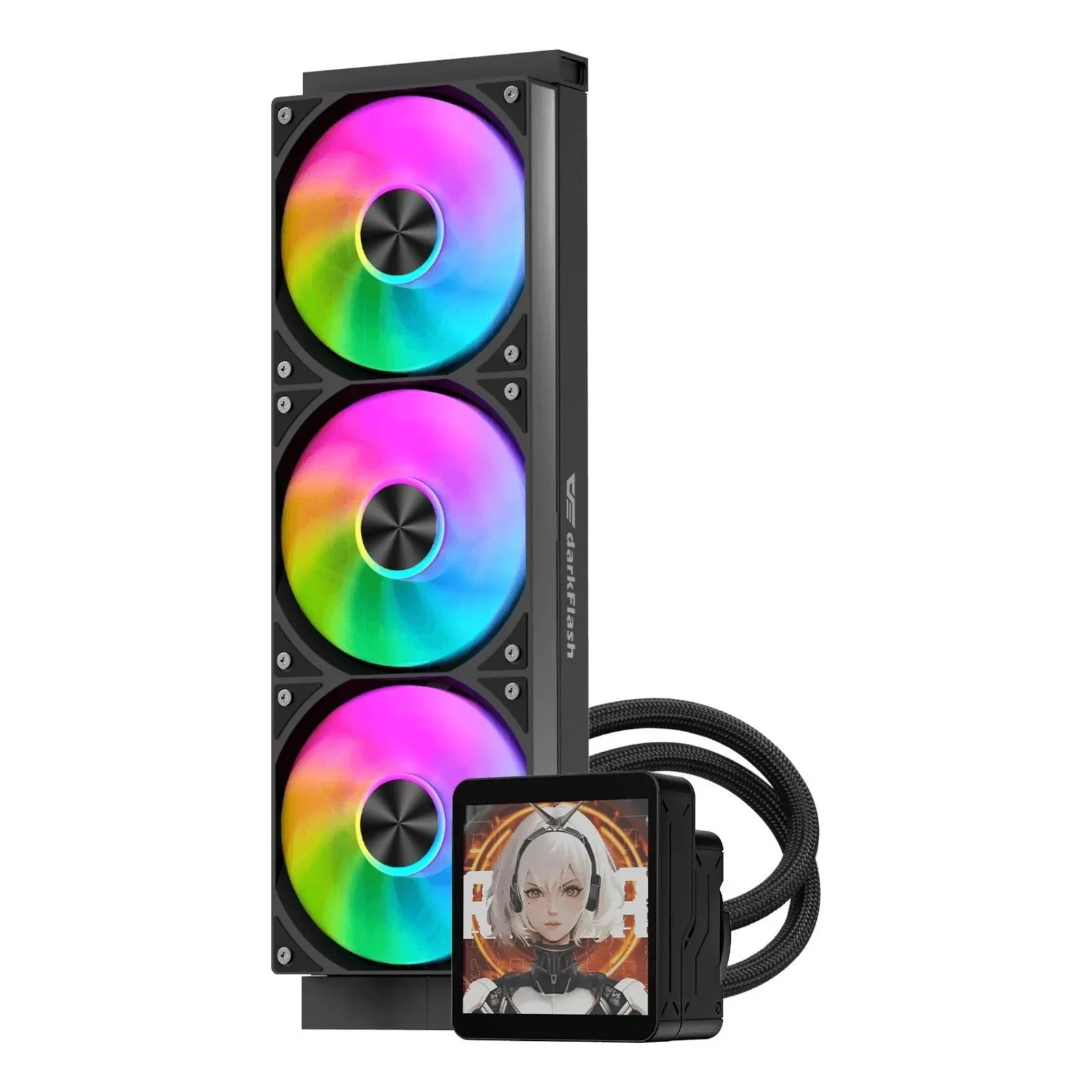 Система жидкостного охлаждения DARKFLASH DV360S MAX BLACK (UA)
