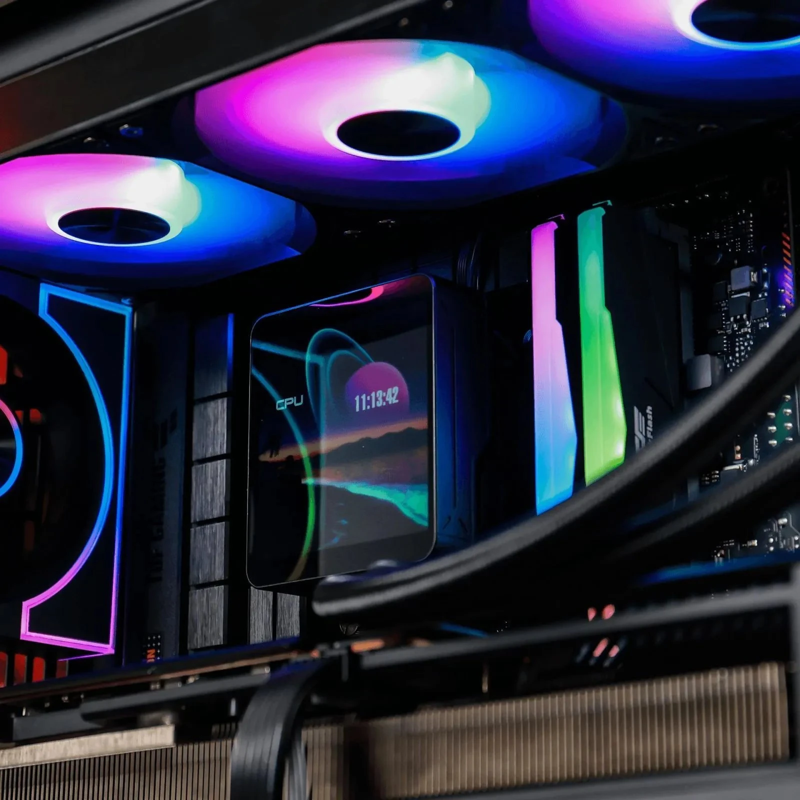 Система рідинного охолодження DARKFLASH DV360S MAX BLACK (UA)