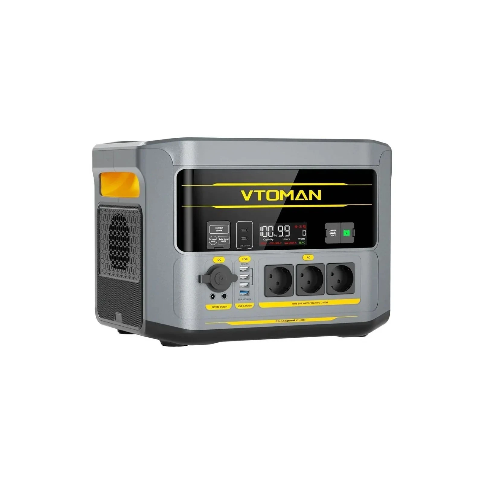Зарядная станция Vtoman FlashSpeed 2400 2400W 1408Wh LiFePO4 (FlashSpeed 2400) (UA)