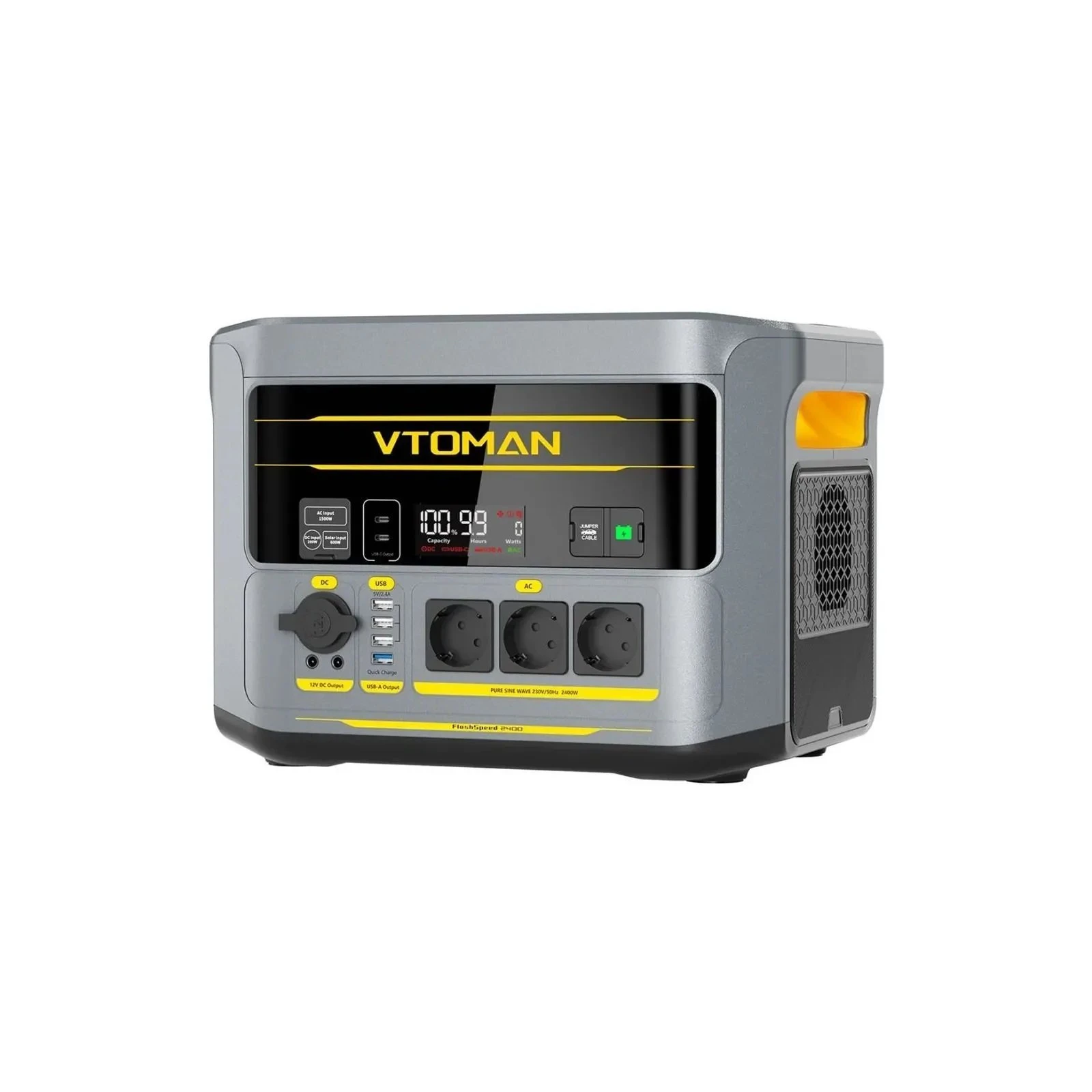 Зарядная станция Vtoman FlashSpeed 2400 2400W 1408Wh LiFePO4 (FlashSpeed 2400) (UA)
