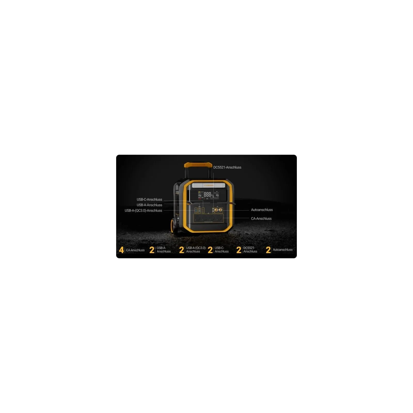 Зарядна станція Vtoman FlashSpeed Pro 3600 3600W 3096Wh LiFePO4 (FlashSpeed Pro 3600) (UA)