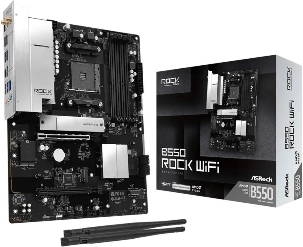 ASRock B550 ROCK WIFI (UA) Тип: Материнская плата; Тип