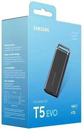 Samsung T5 EVO 4 TB Black (MU-PH4T0S)