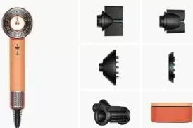 Dyson Supersonic HD16 Nural Ceramic Apricot/Topaz (176975-01) Тип: Фен; Мощность, Вт: 1600;