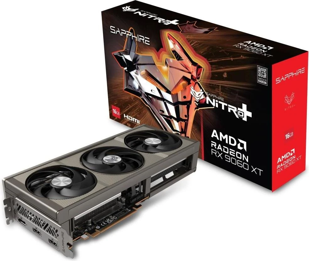 Sapphire Radeon RX 9060 XT 16GB NITRO+ GAMING OC (11350-01)