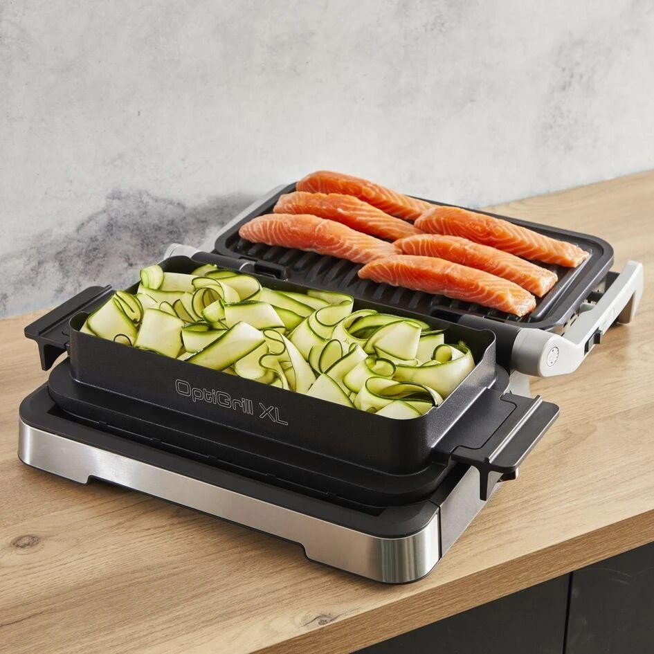 Электрогриль прижимной Tefal OptiGrill 4in1 XL GC784D30