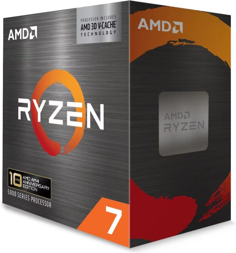 AMD Ryzen 7 5800X3D 10th AM4 Anniversary Edition (100-100000651POF) Тип: Процессор; Тип разъема: Socket
