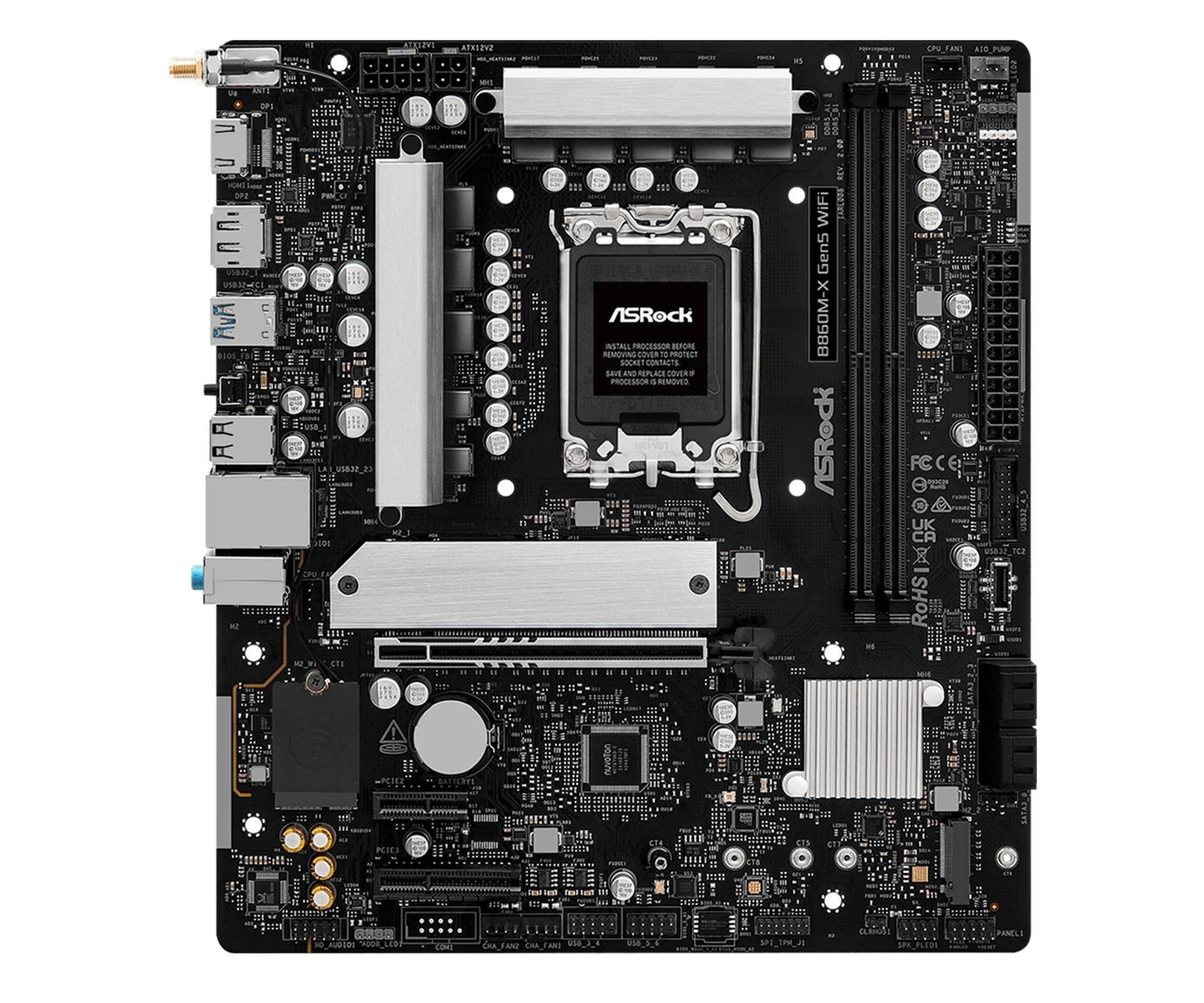 ASRock B860M-X GEN5 WIFI (90-MXBSF0-A0UAYZ) EU