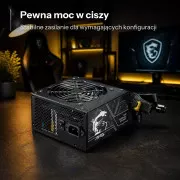 MSI MAG A650BN PCIE5 II 650W 80 Plus Bronze (306-7ZPSY11-CE0) EU