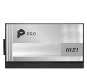 MSI PRO A1000PL PCIE5 1000W 80 Plus Platinum ATX 3.1 (306-7ZPLX11-HD8) EU