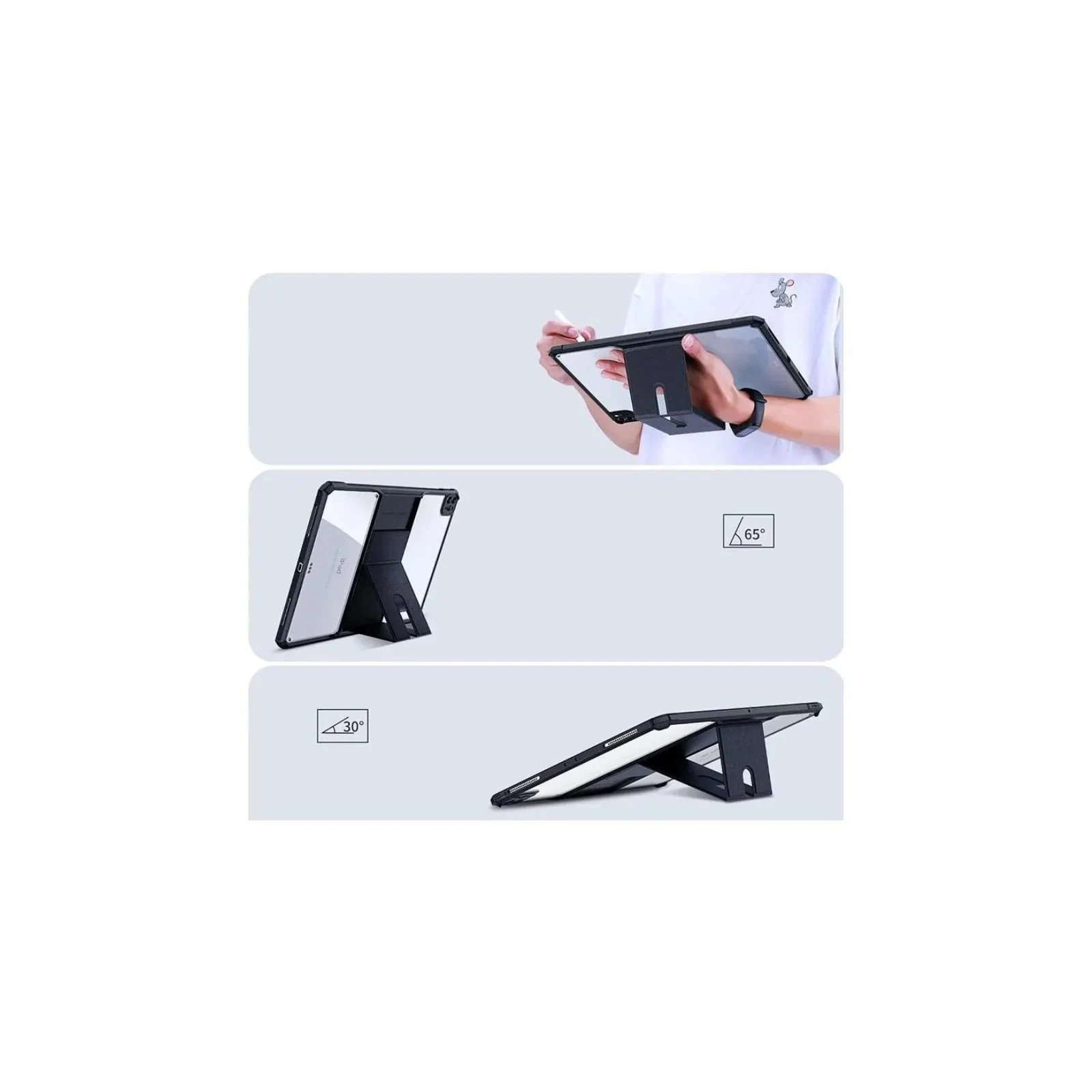 Чехол для планшета BeCover Xundd Stand Apple iPad Pro 11 M5 2025 Black (715961) (UA) Диагональ: 11; Материал: