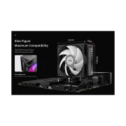 Кулер для процесора PcCooler RT400 Digital ARGB BK (UA)