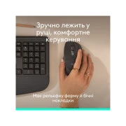 Logitech Signature Comfort Plus M850L Wireless/Bluetooth/USB-C for Business Graphite (910-007704) (UA)