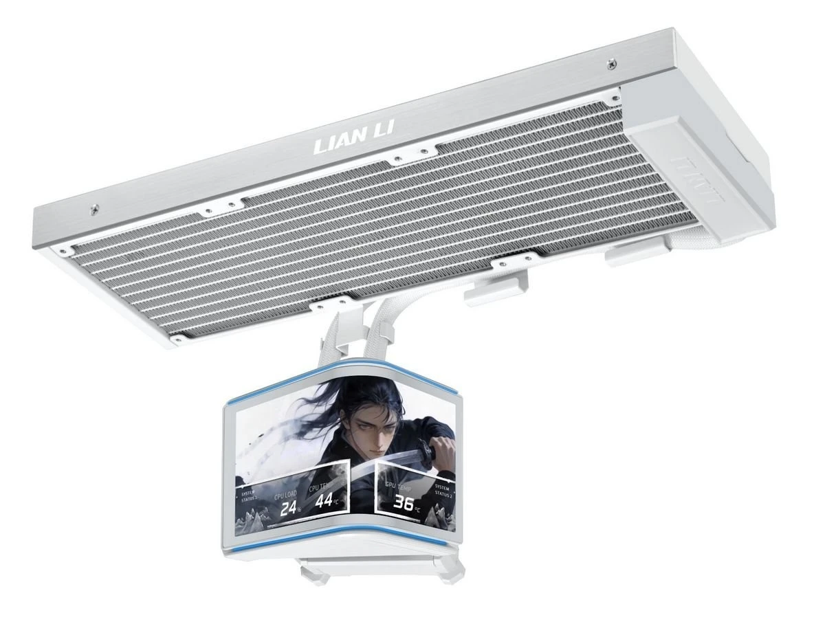Система водяного охолодження Lian Li HydroShift II OLED Curved 360 Fanless White (G89.GHS2OLDC36NW.00) (UA) Розміри вентилятора, мм: -;