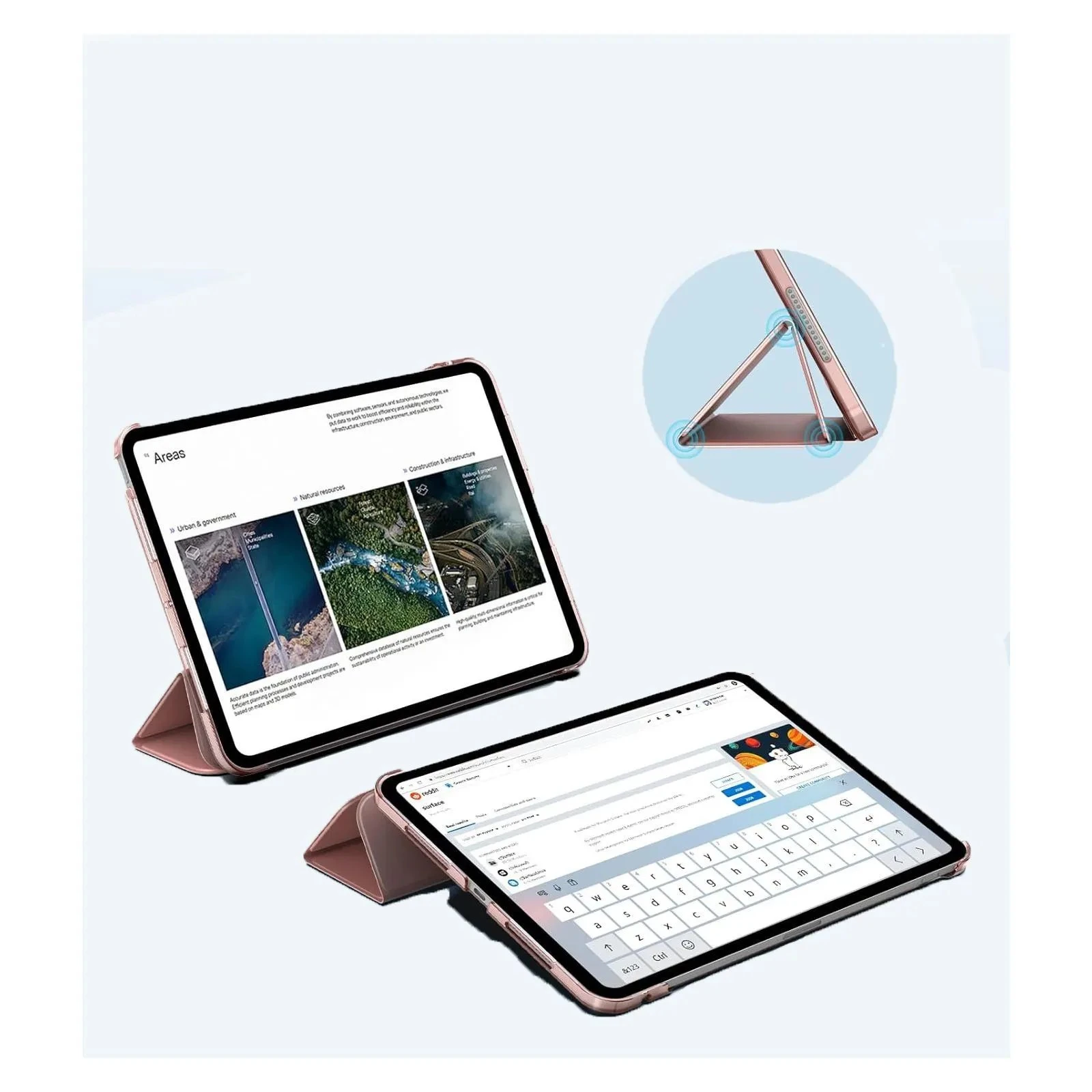Чохол для планшета BeCover Tri Fold Hard Apple iPad Pro 11