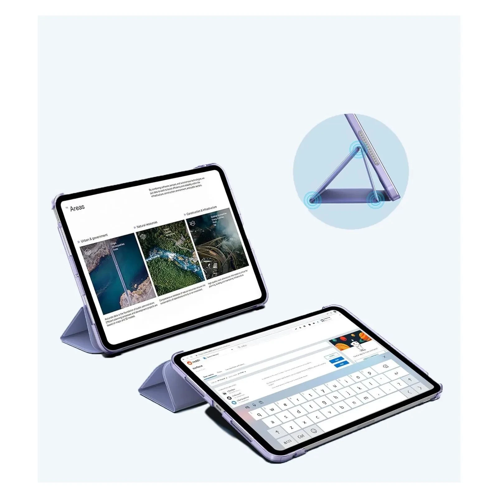 Чехол для планшета BeCover Tri Fold Hard Apple iPad Pro 11