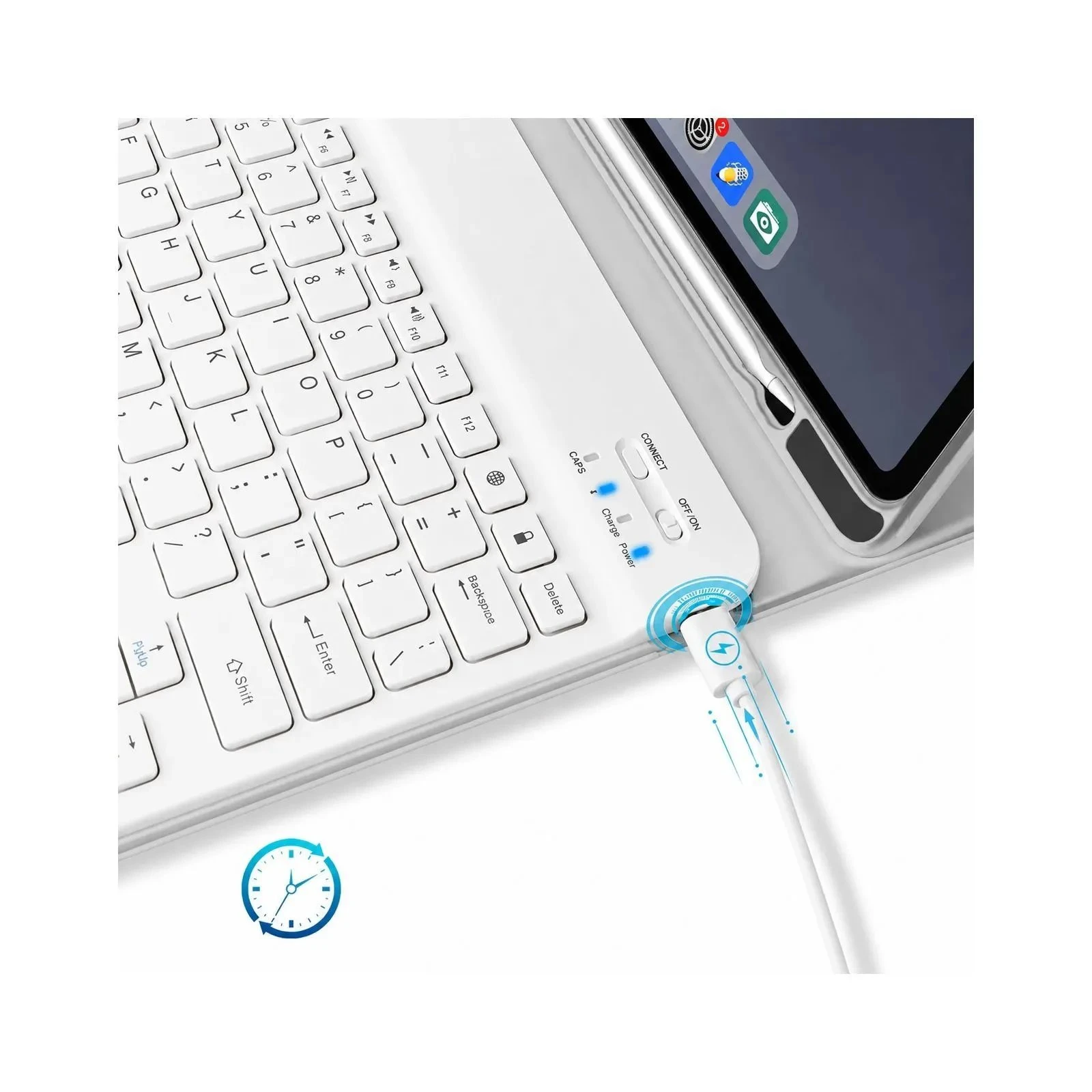 Чехол для планшета BeCover Wireless Keyboard Apple iPad Pro 11
