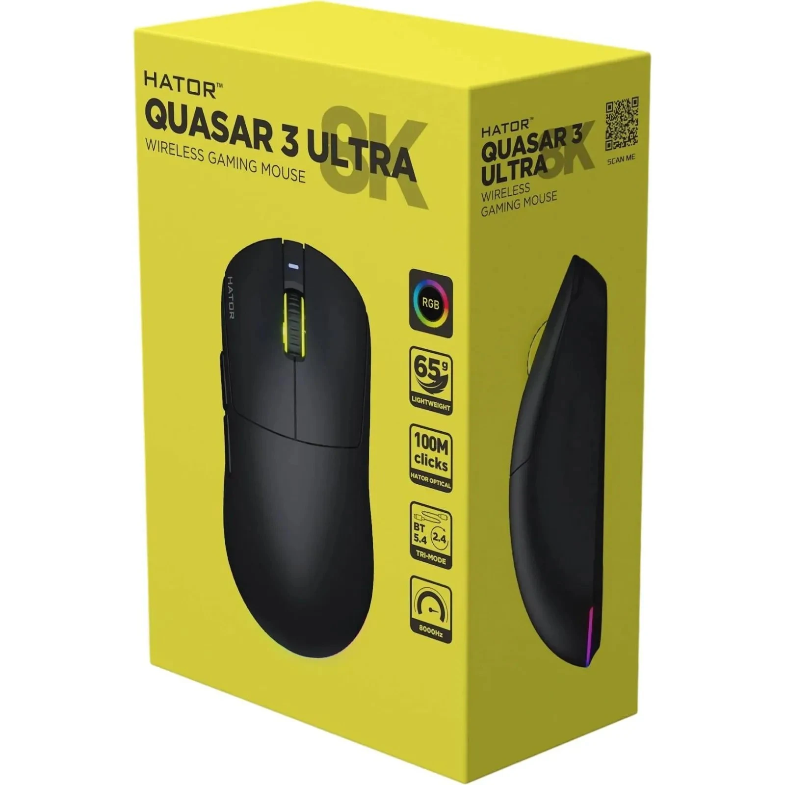 Hator Quasar 3 Ultra 8K Wireless Black Edition (HTM772) (UA)