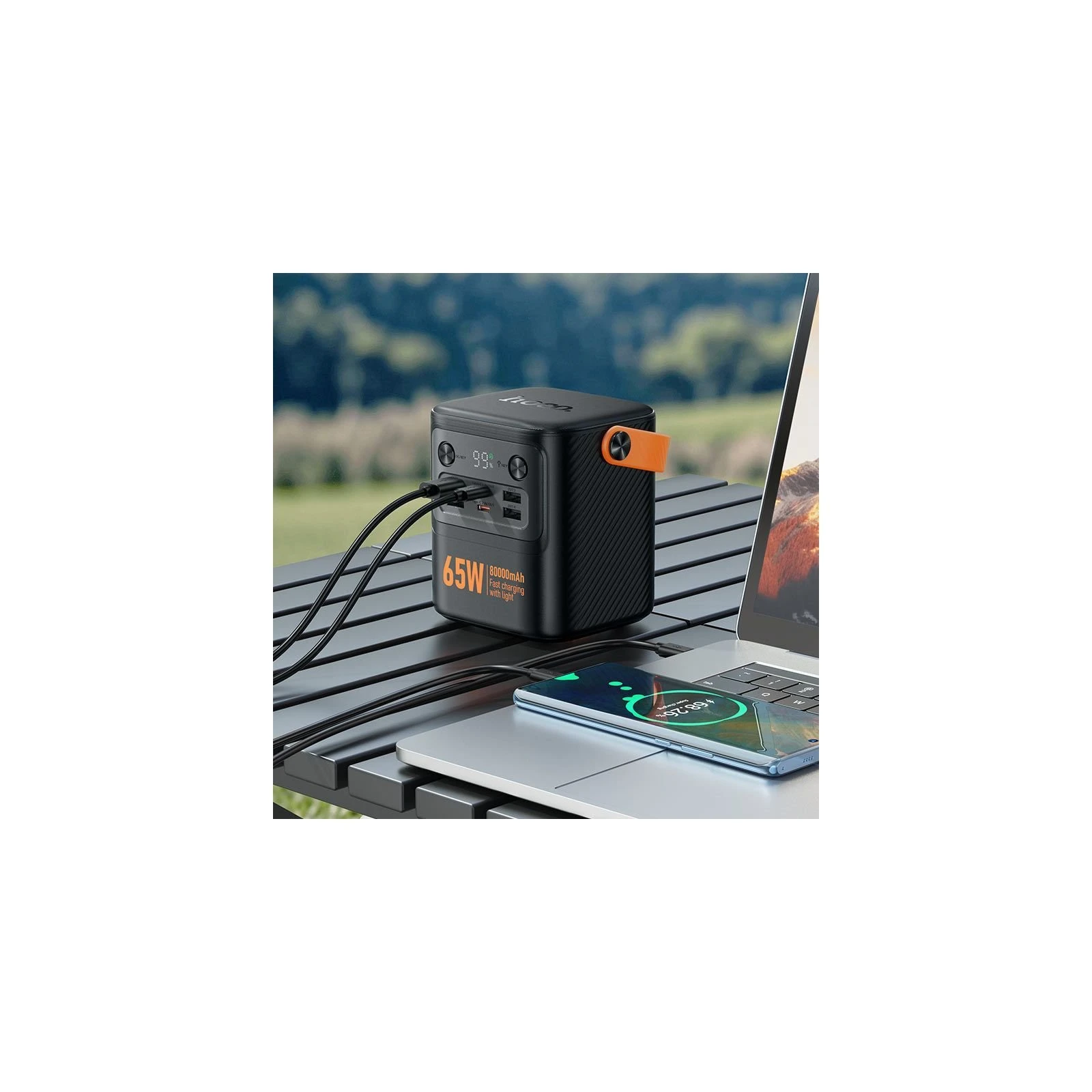 HOCO 80000mAh Pro Tough PD/65W Black (J152 / 714982) (UA)