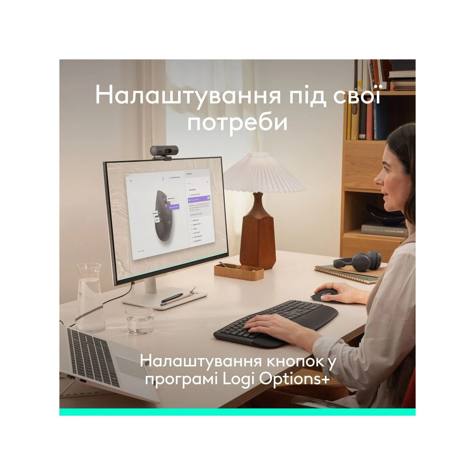 Logitech Signature Comfort Plus M850L Wireless/Bluetooth/USB-C for Business Graphite (910-007704) (UA)