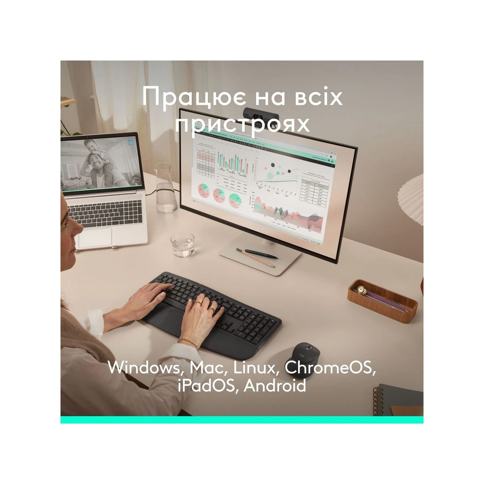 Logitech Signature Comfort Plus M850L Wireless/Bluetooth/USB-C for Business Graphite (910-007704) (UA)