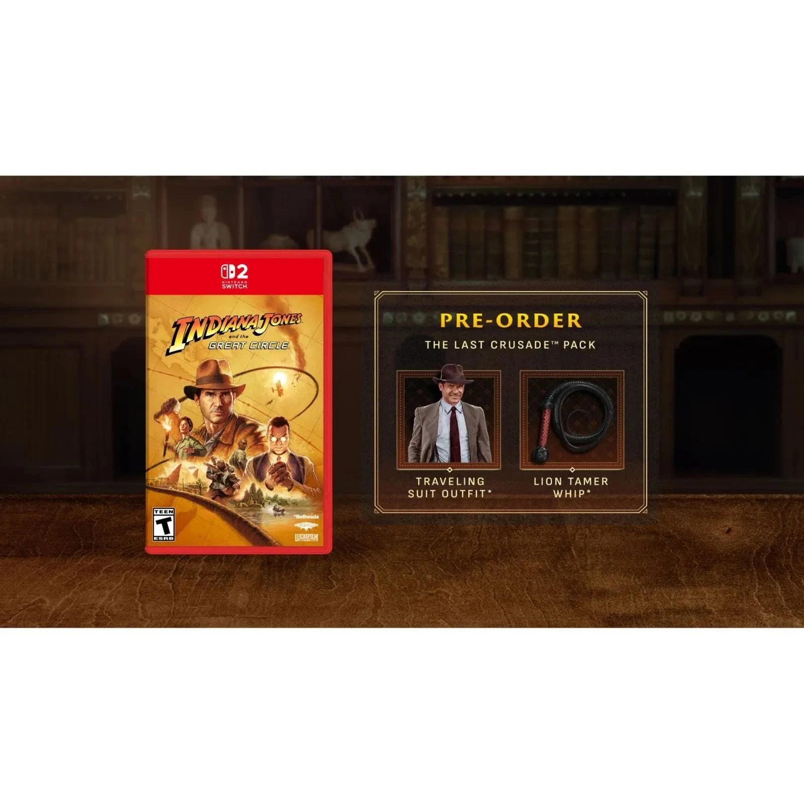 Nintendo 2 Indiana Jones and the Great Circle, картридж (1199001) (UA)