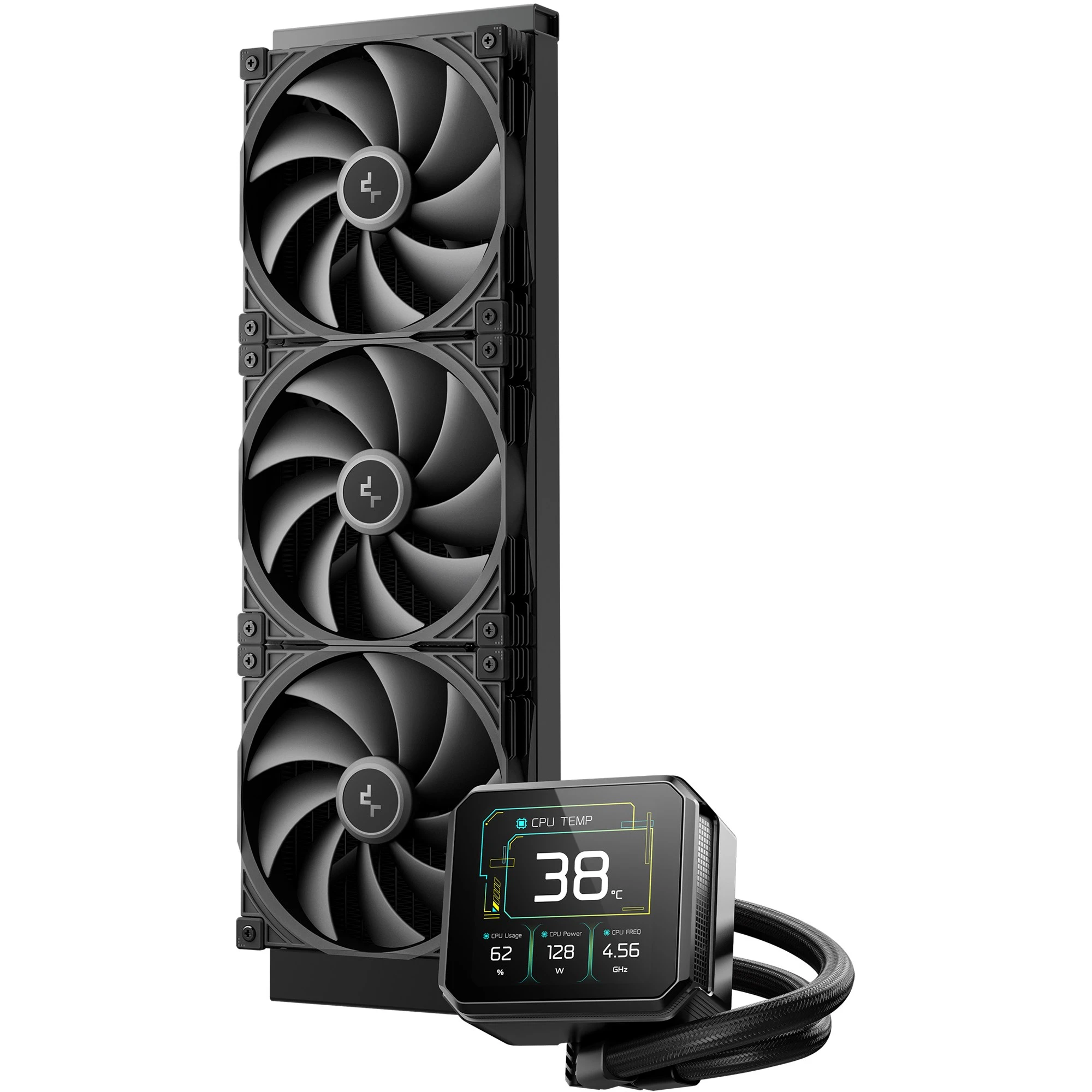 Система водяного охолодження DeepCool Spartacus 420 Black (R-SPT420-BKDSMP-G-1) (UA)