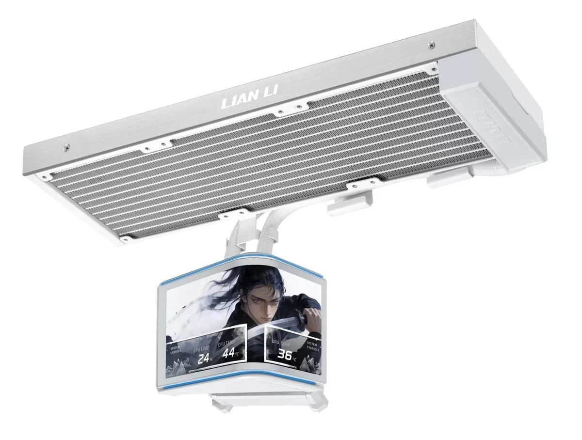 Система водяного охолодження Lian Li HydroShift II OLED Curved 360 Fanless White (G89.GHS2OLDC36NW.00) (UA)