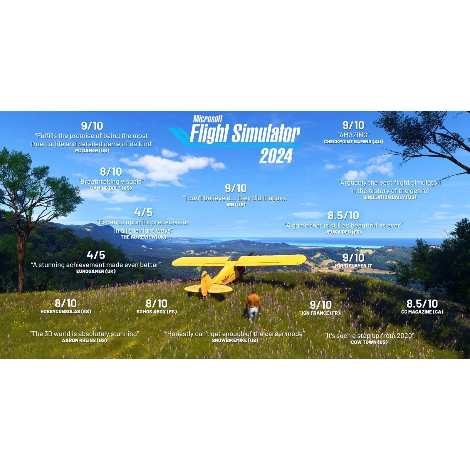 Sony Microsoft Flight Simulator 2024, BD диск (1187140) (UA) Тип: Симулятори (Simulator);