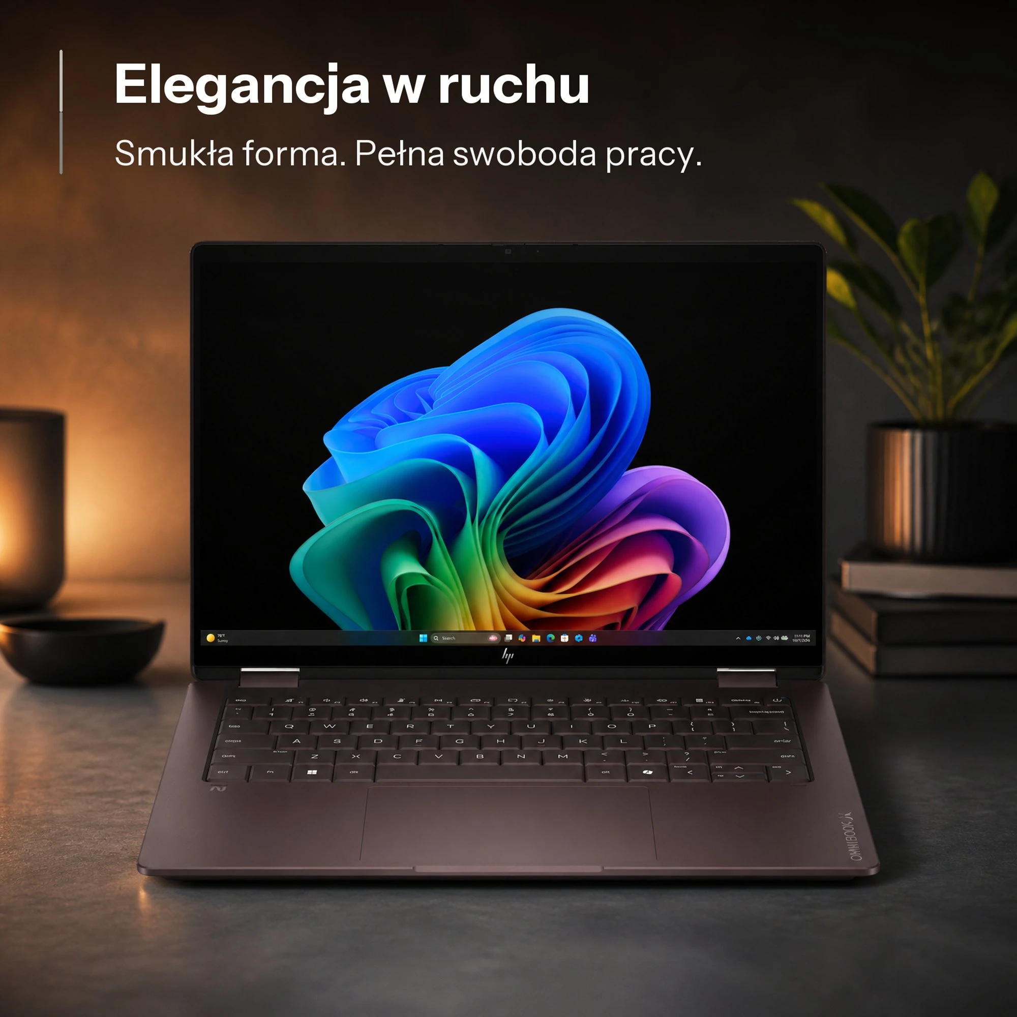HP OmniBook X Flip 14 Ryzen AI 7-450/32GB/1TB/Win11 OLED Touch (14-kc0001nw (D53SLEA)) Процессор: AMD Ryzen™ AI 7 450 (8 ядер, 16