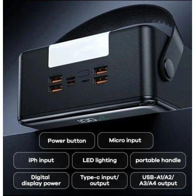 REMAX FP-1 Piloteer 100000mAh Black Тип: Повербанк (Powerbank);