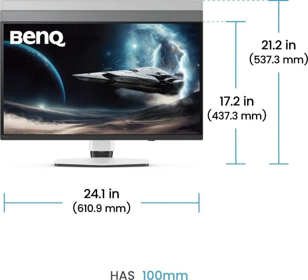 BenQ EX271QZ (9H.LP3LA.TBE) (UA) Тип: Монітор; Діагональ екрана,