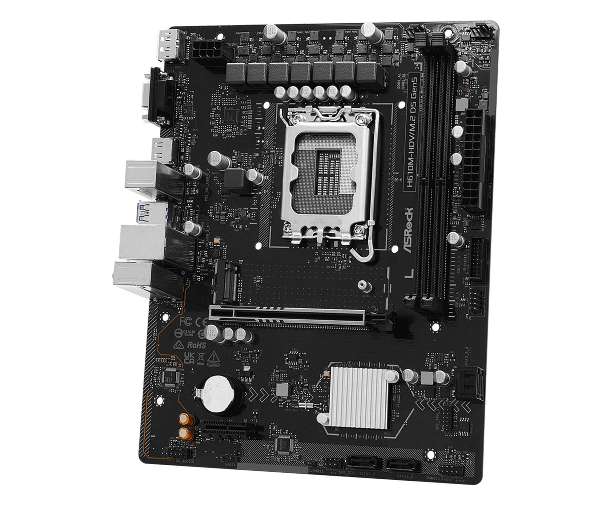 ASRock H610M-HDV/M.2 D5 GEN5 (90-MXBTU0-A0UAYZ) EU