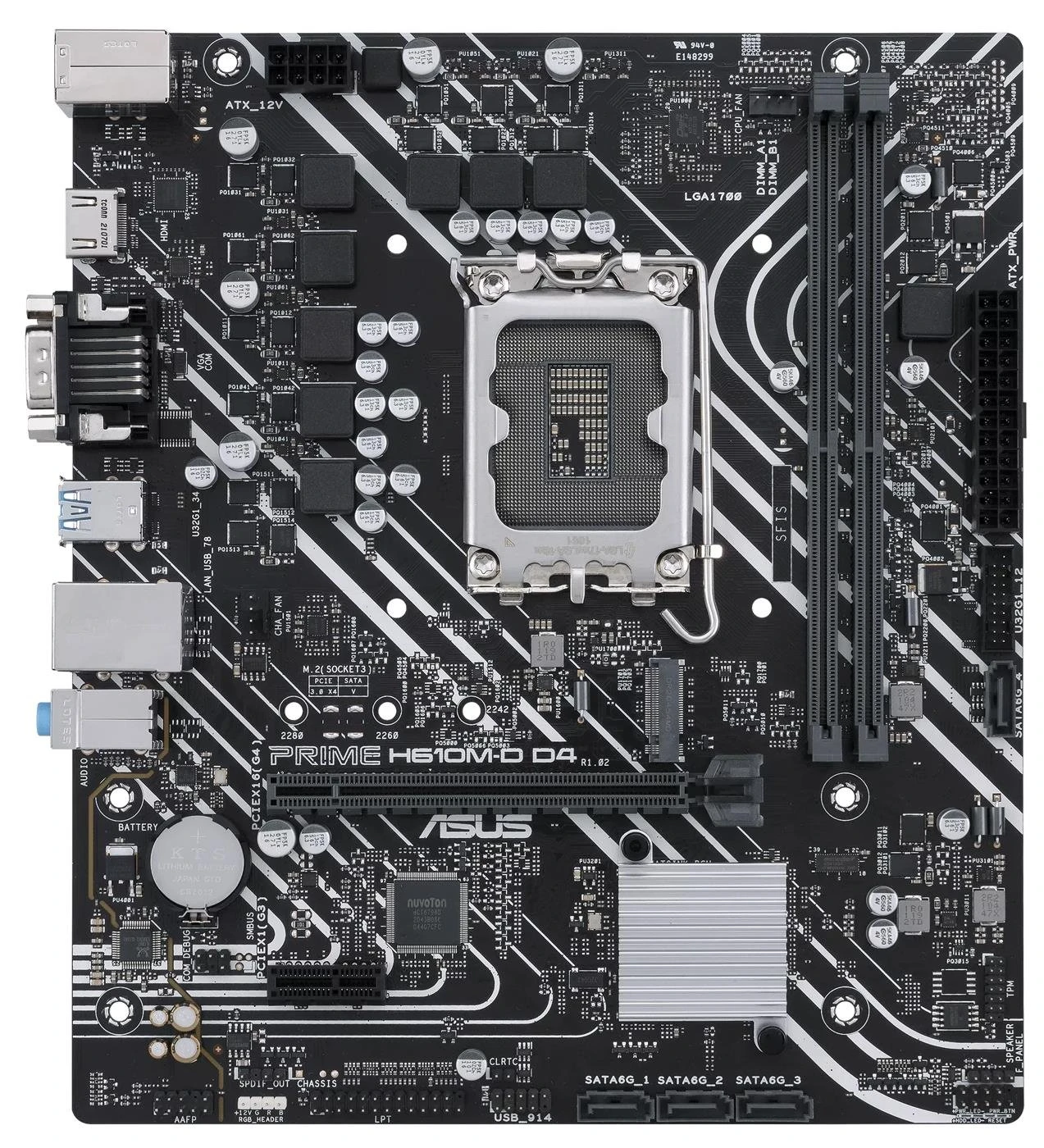 ASUS PRIME H610M-D DDR4 (90MB1A00-M0EAY0) EU