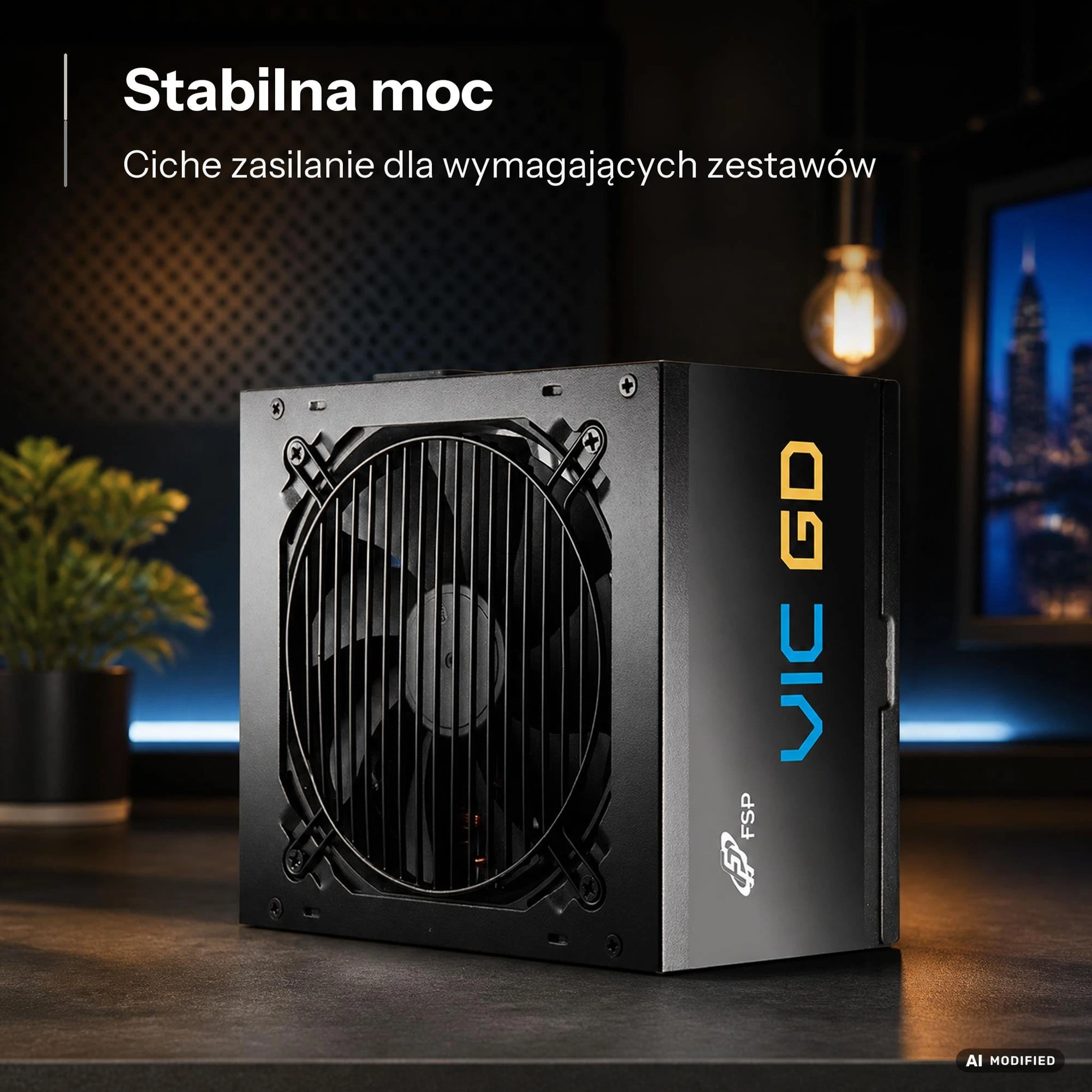 FSP/Fortron VIC 650W 80 Plus Gold ATX 3.1 PCIe Gen 5.1 (POA6500101) EU