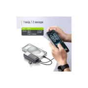 ColorWay 10 000 mAh Urban PD/22.5W, QC/4.0, Gray (CW-PB100LP03GR) (UA)