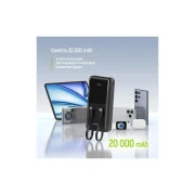 ColorWay 20 000 mAh DigiPower PD/22.5W, QC/4.0, Black (CW-PB200LP01BK) (UA)