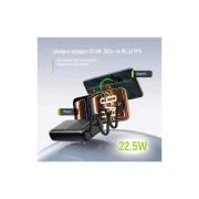 ColorWay 20 000 mAh DigiPower PD/22.5W, QC/4.0, Black (CW-PB200LP01BK) (UA)