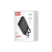 ColorWay 20 000 mAh DigiPower PD/45W, QC/4.0, Black (CW-PB200LP04BK) (UA)