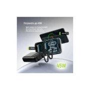ColorWay 20 000 mAh DigiPower PD/45W, QC/4.0, Black (CW-PB200LP04BK) (UA)